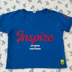 Blue Inspire Short Sleeve Tee
